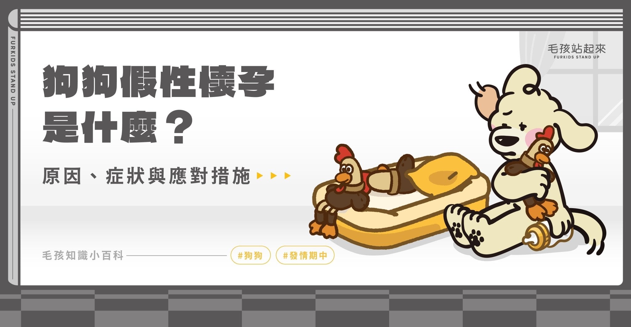 什麼是狗狗假性懷孕?原因、症狀及應對措施 - 毛孩站起來