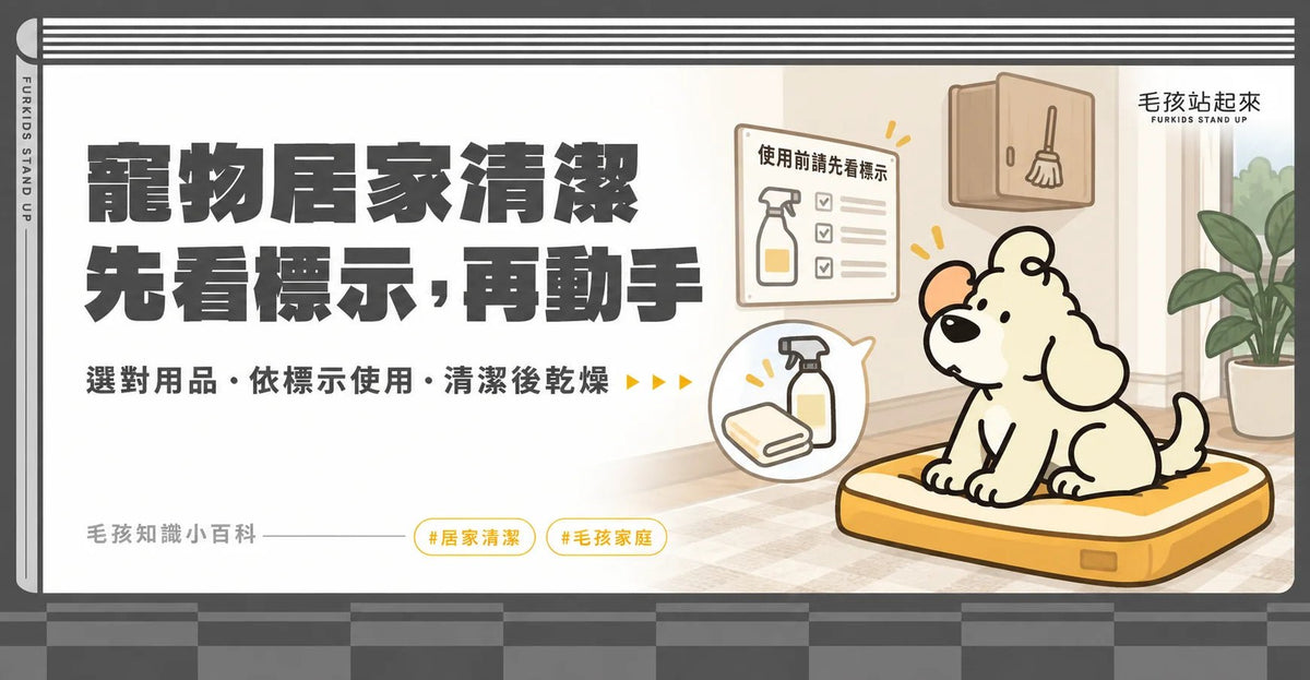 寵物居家清潔怎麼做？3 個選購重點與 4 步驟清潔指南 - 毛孩站起來