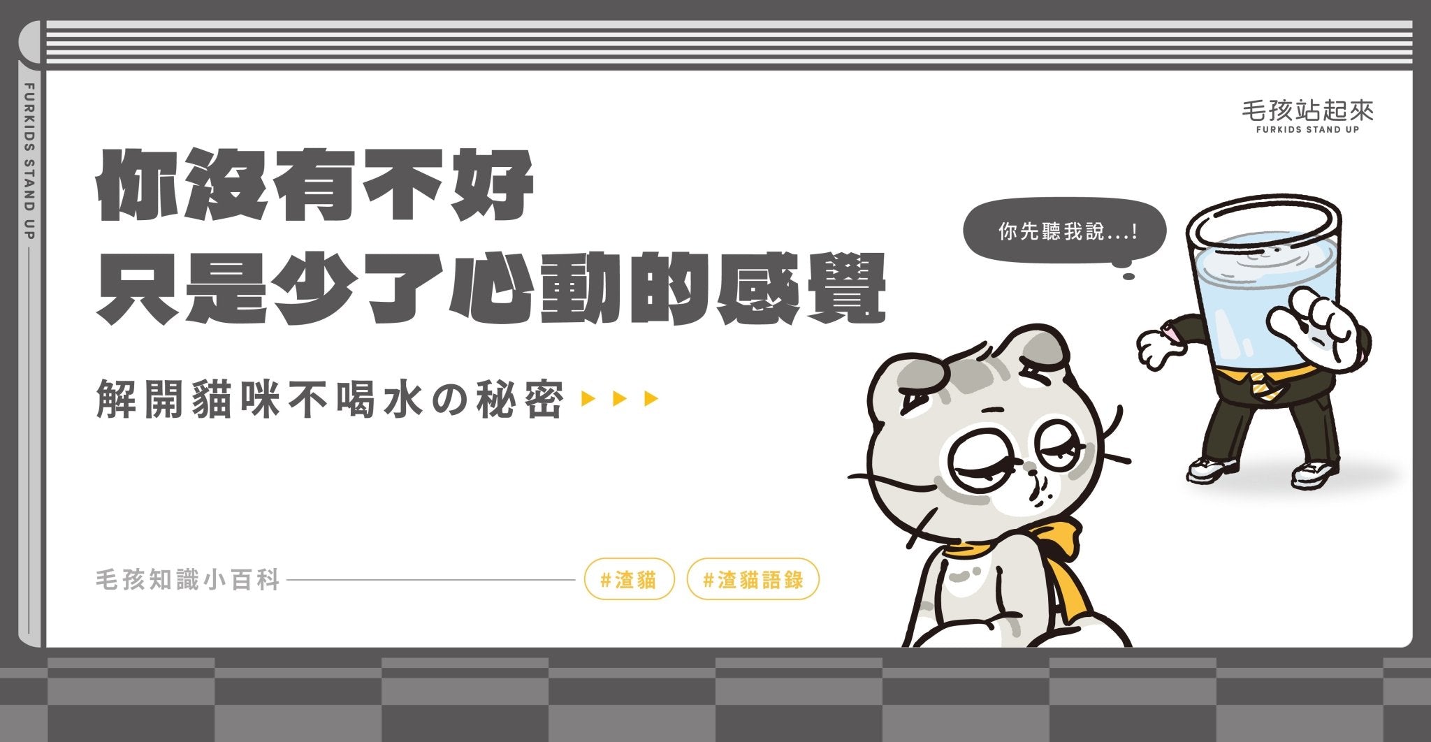 貓咪不能乾巴巴！解開貓咪不喝水の秘密 - 毛孩站起來