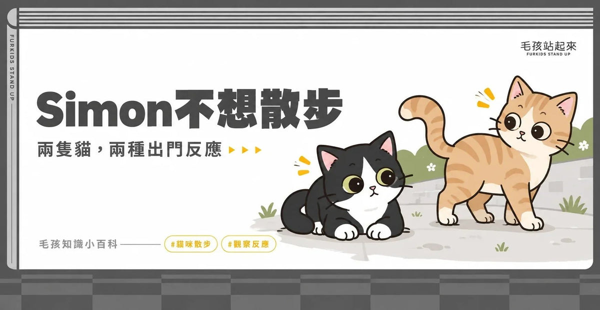 【對不起主子我錯了！】超級討厭散步的貓與他的貓奴主人 - 毛孩站起來