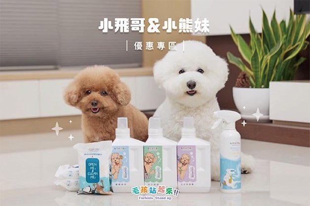 小飛哥小熊妹優惠專區 - 毛孩站起來