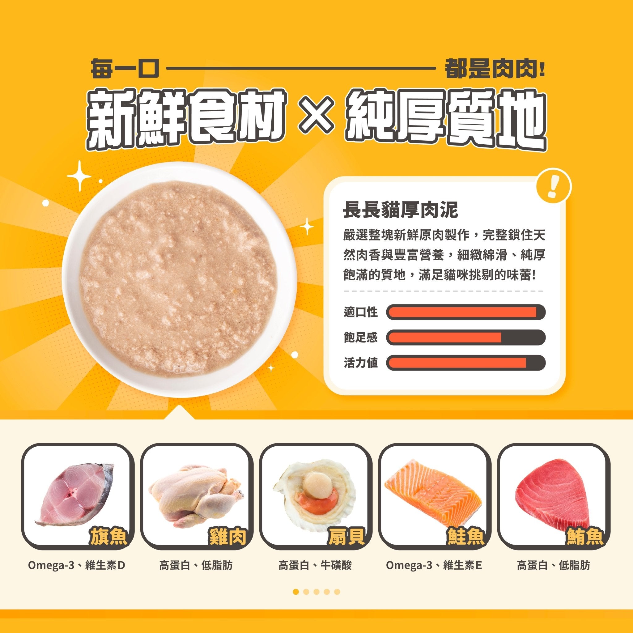 長長貓 厚肉泥 15gx4條 - 毛孩站起來