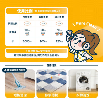 毛孩居家清潔液 1L - 毛孩站起來