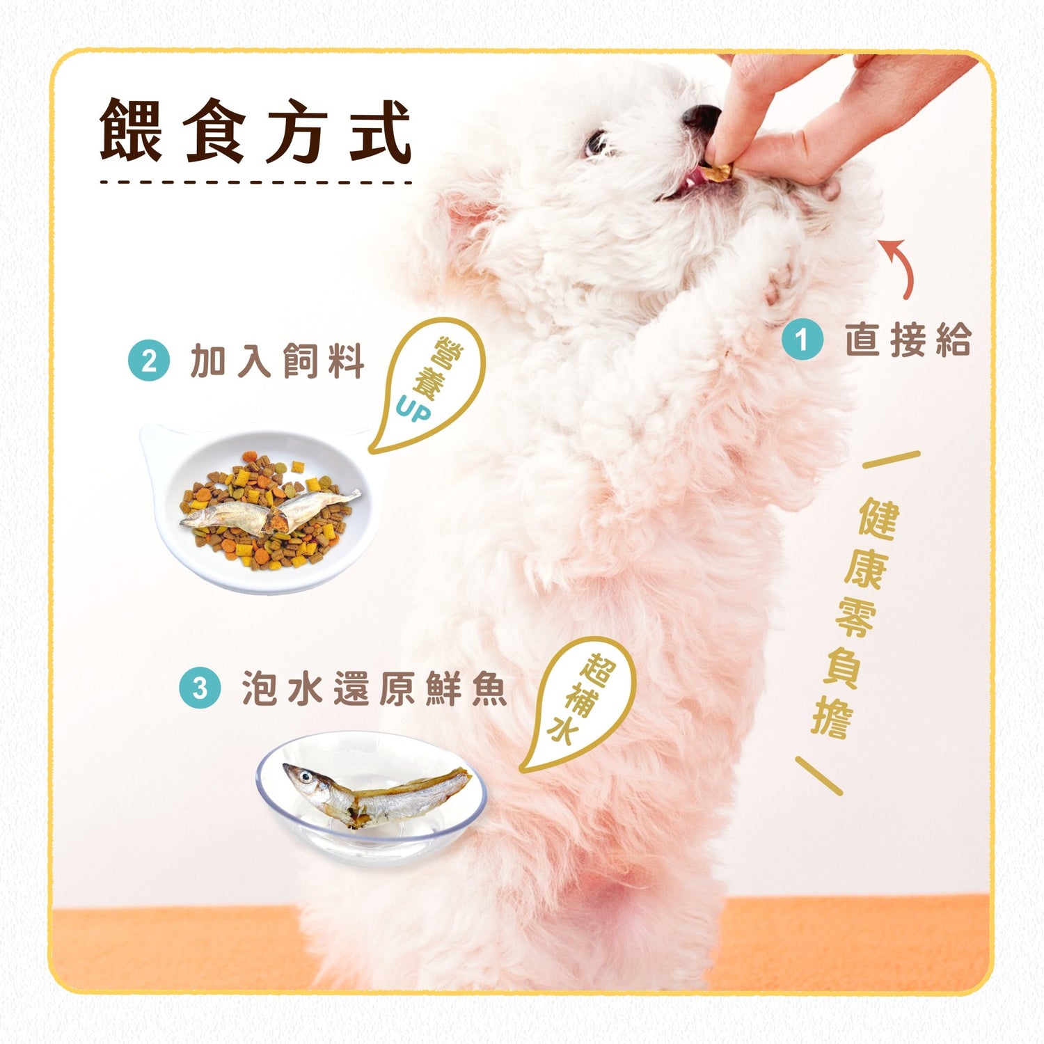 毛孩凍乾 爆蛋柳葉魚 60g - 毛孩站起來