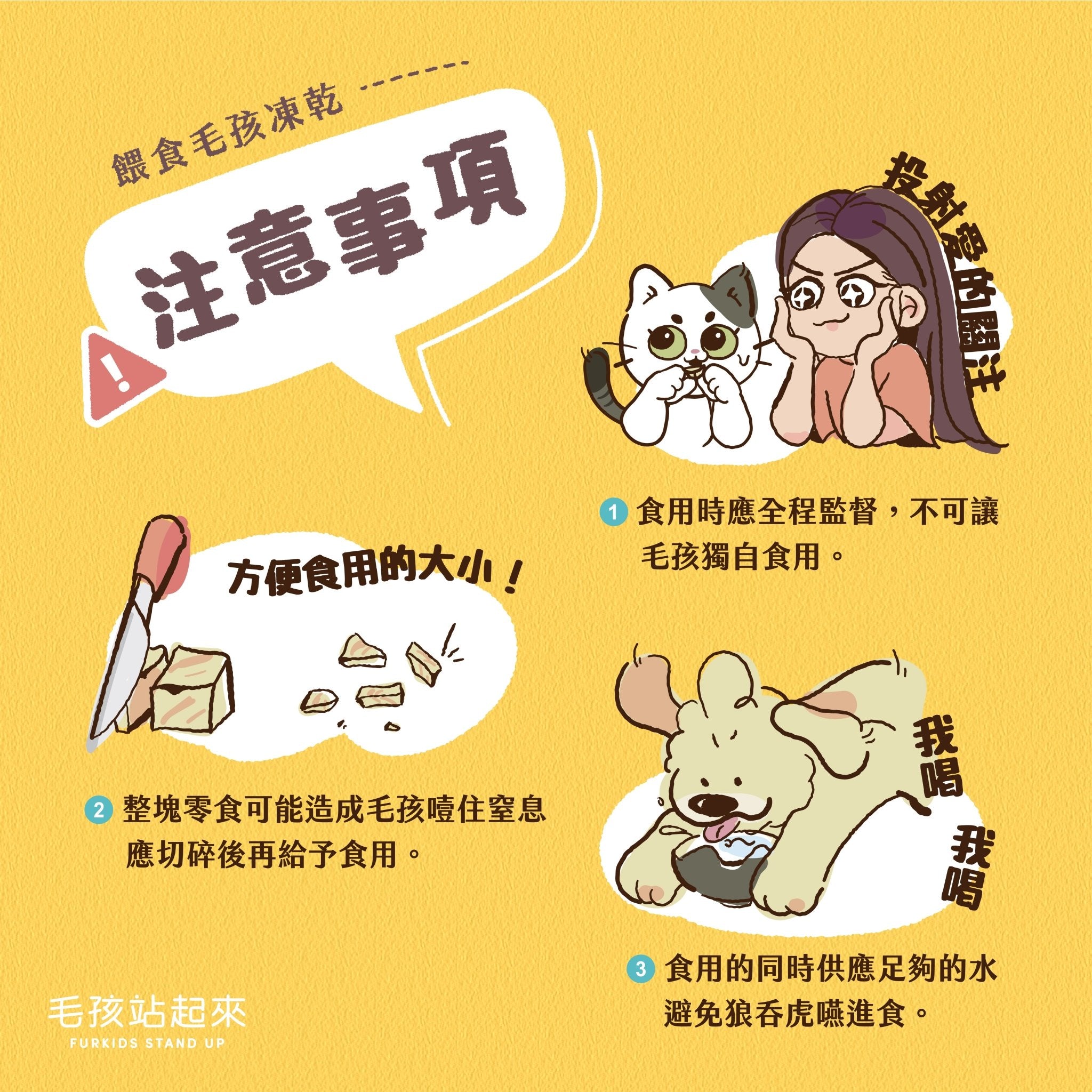 毛孩凍乾 極鮮牛肉丁 60g - 毛孩站起來