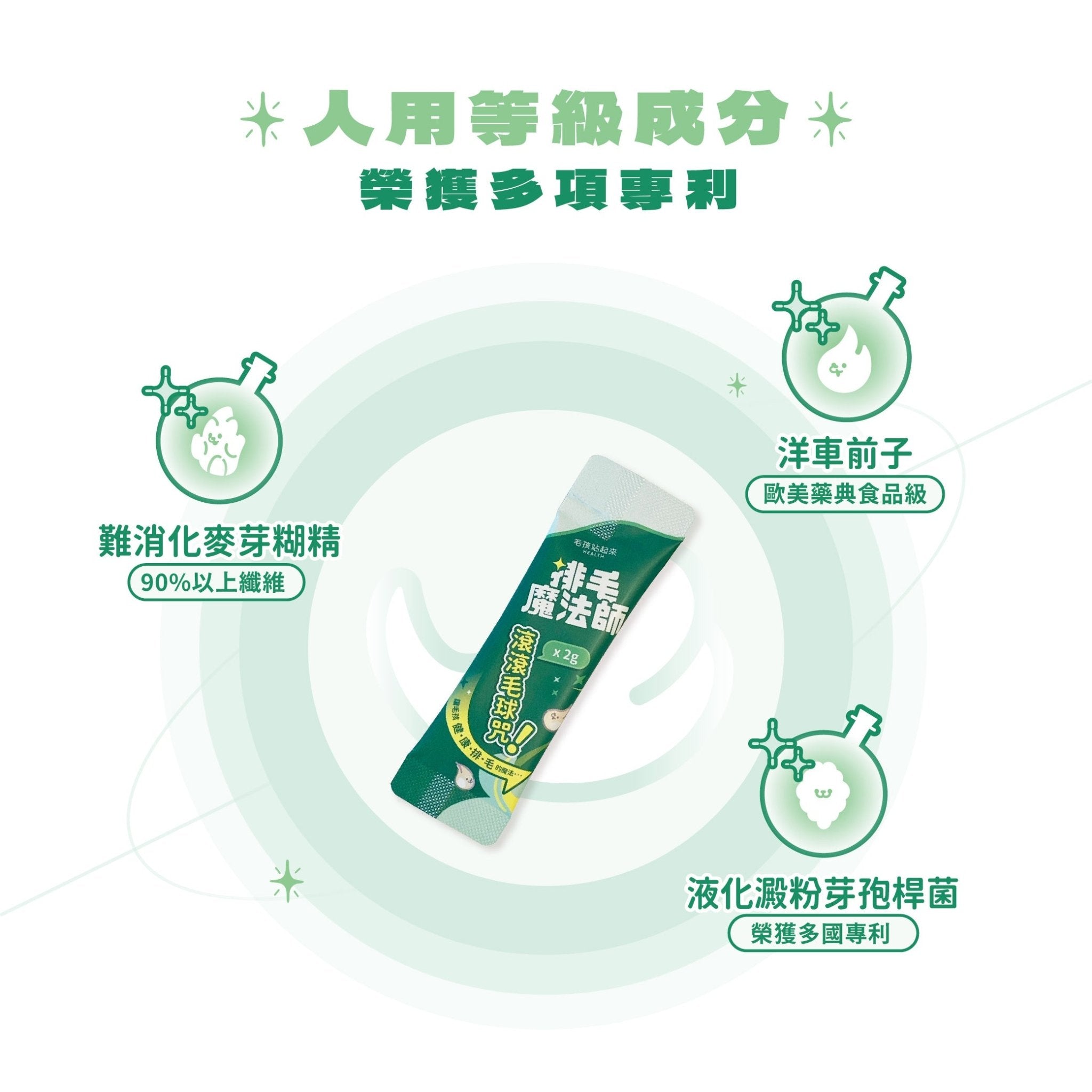 排毛魔法師 滾滾毛球咒 - 毛孩站起來
