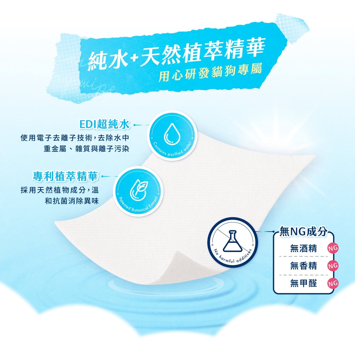 毛孩居家清潔組（居家清潔液+洗毛精+除臭噴霧+濕紙巾） - 毛孩站起來